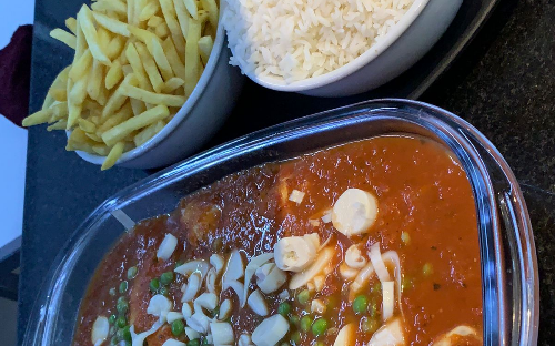 Parmegiana de Peixe Tilápia Completa - Inteira