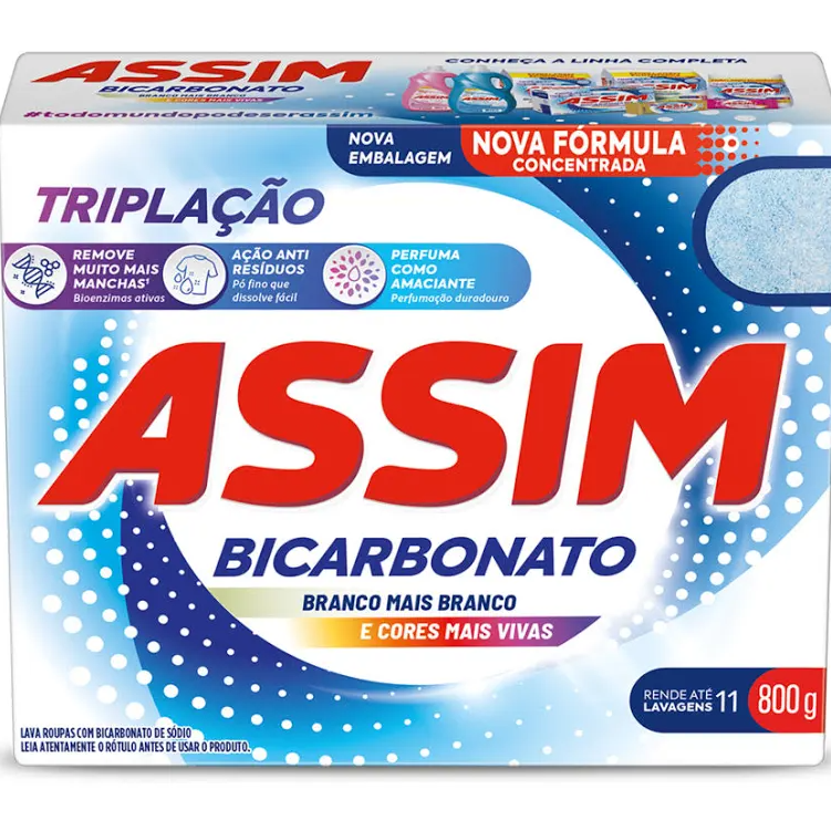 Sabão em Pó Assim 800g