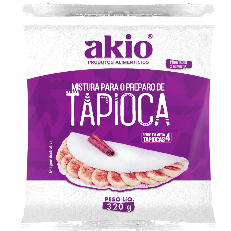 Tapioca Massa Pronta Akio 320g