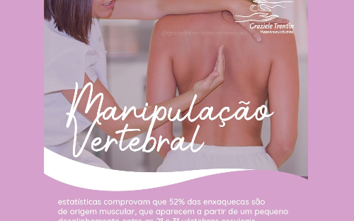 MASSAGEM LOCALIZADA COM MANIPULAÇÃO VERTEBRAL