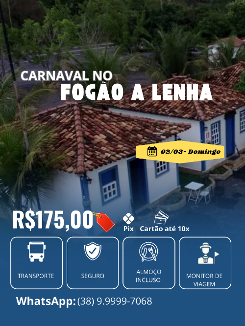 Domingo 02/03/2025- FOGÃO A LENHA