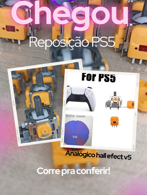 2 Analógicos Hall Effect P/PS5