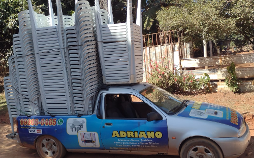 Aluguel de mesas e cadeiras