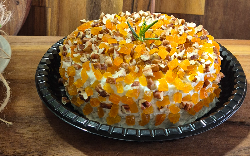 Patê especial de Gorgonzola, Damasco e Nozes