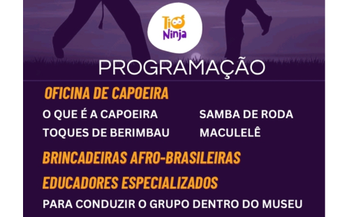 Oficina de Capoeira + Visita ao Museu Afro