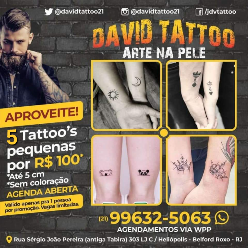 PROMOÇÃO DE MINE TATTOO