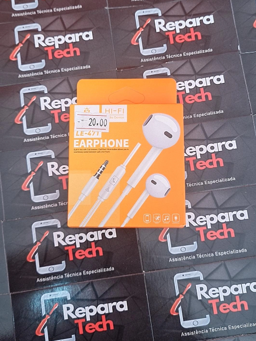 Fone de ouvido com fio