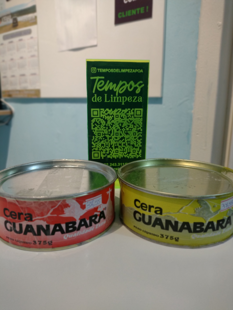 Cera Guanabara em pasta.