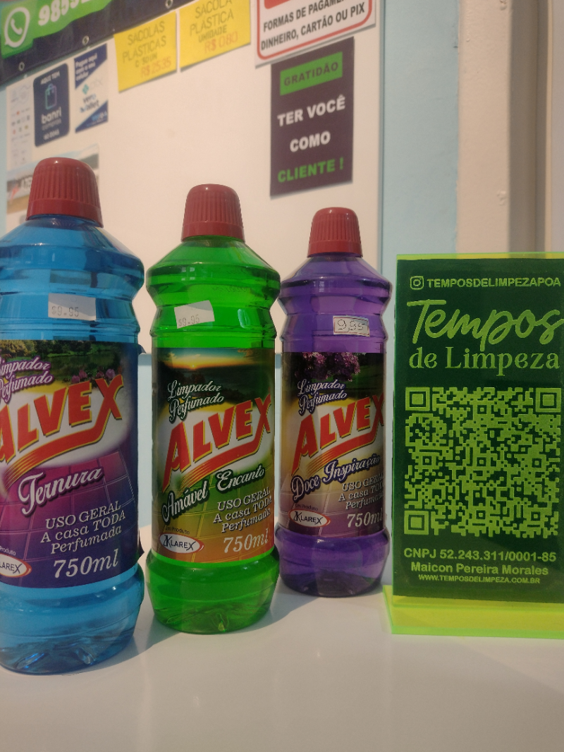 Limpador Perfumado Alvex 750 ml Aromas