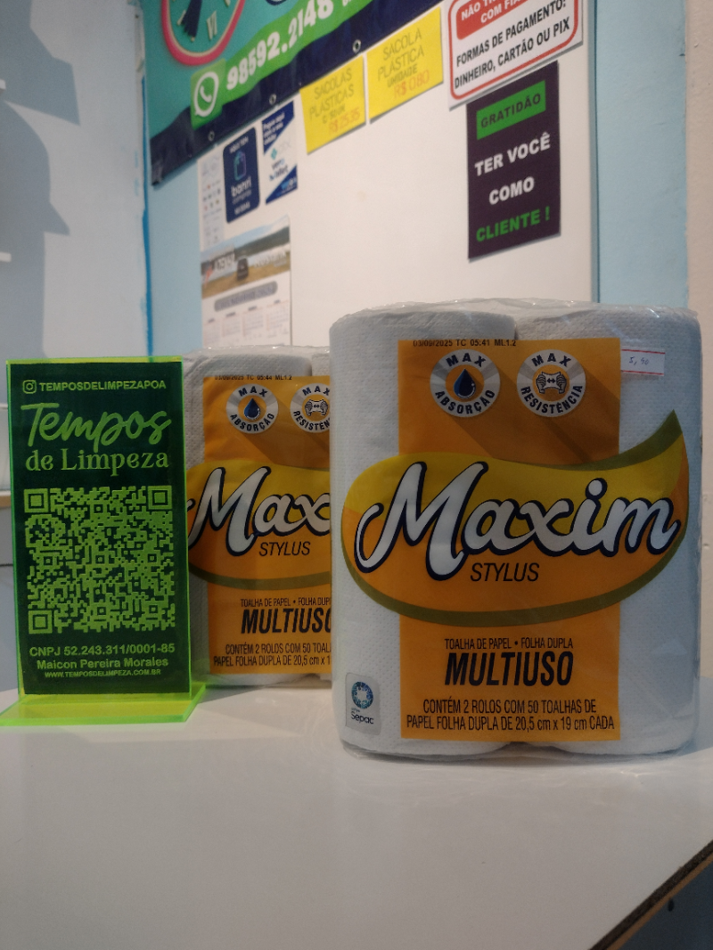 Toalha de papel Maxin, com 100 Folhas