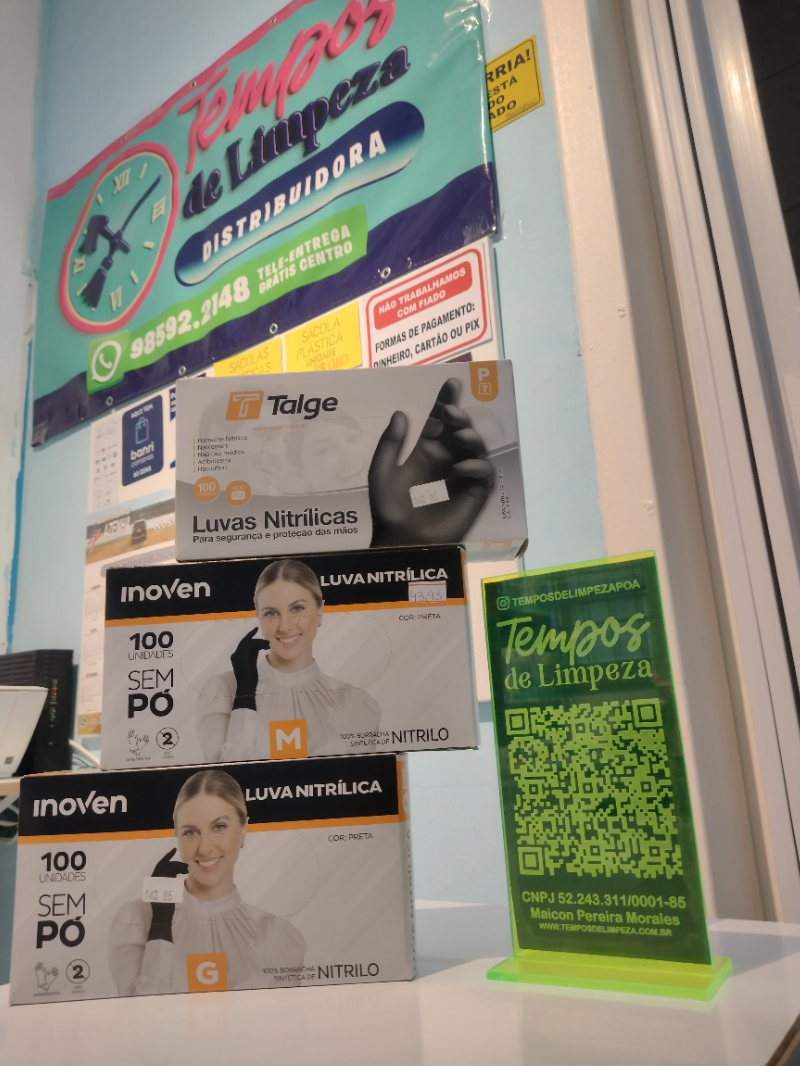 Luvas Nitrilicas Talge c / 100 unidades