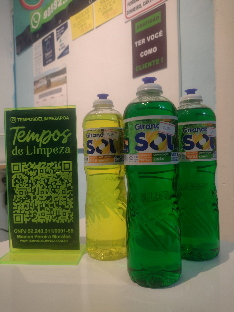 Detergente louça Girando sol 500 ml