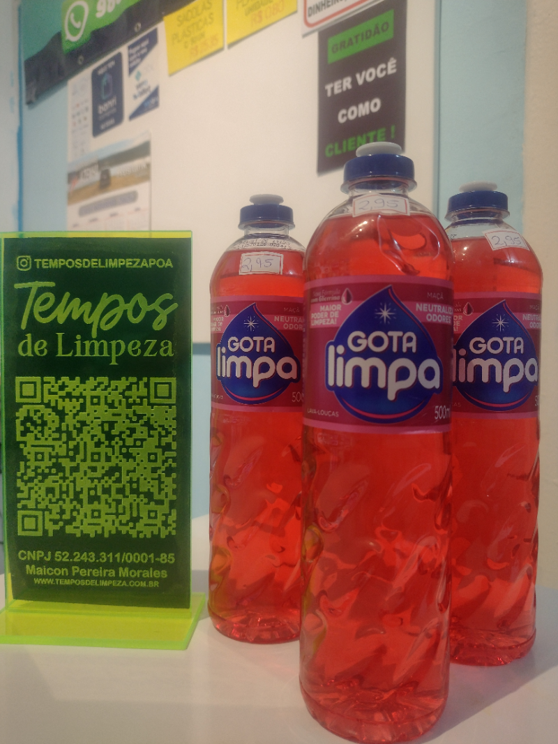 Detergente de louça Gota Limpa 500 ml