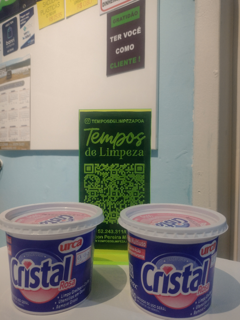 Pasta Rosa Cristal Urca 500 Gr.