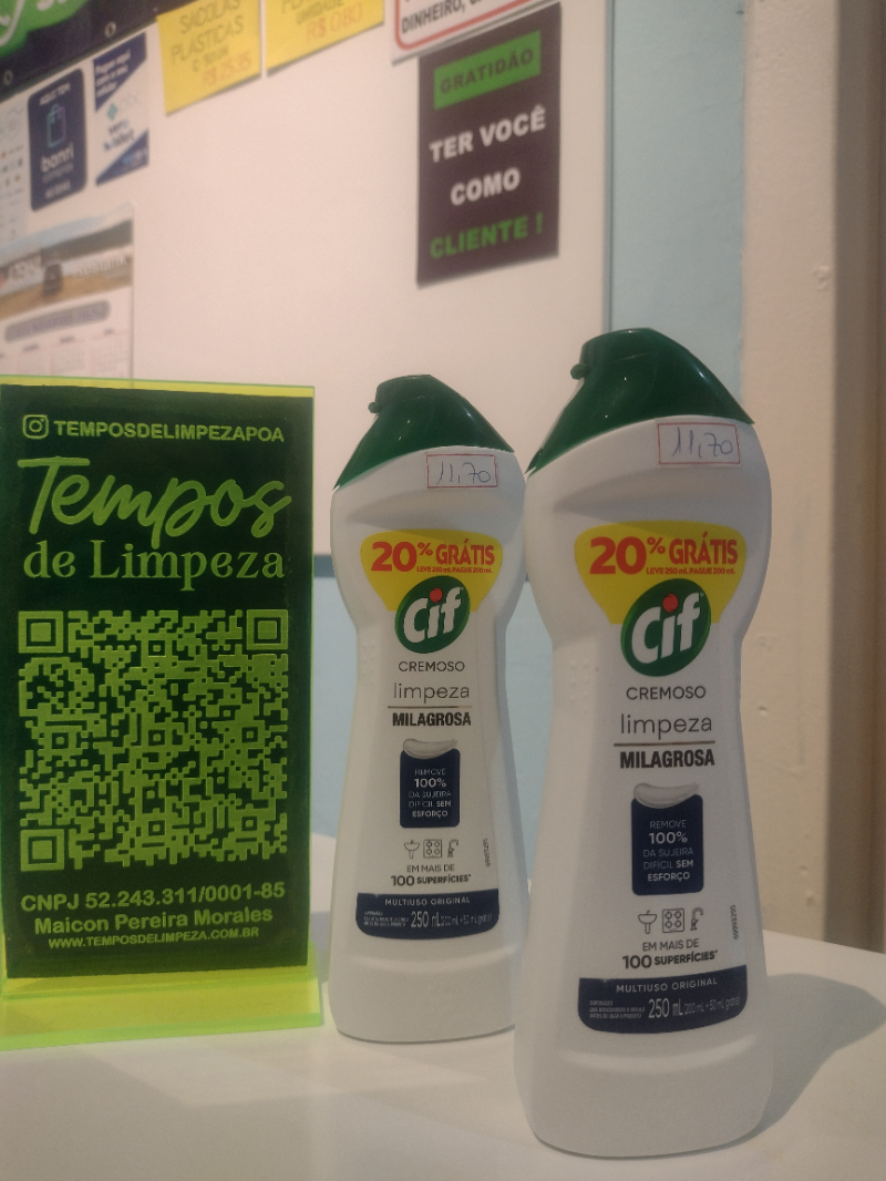 Saponáceo cremoso Cif 250 Limpeza Milagrosa