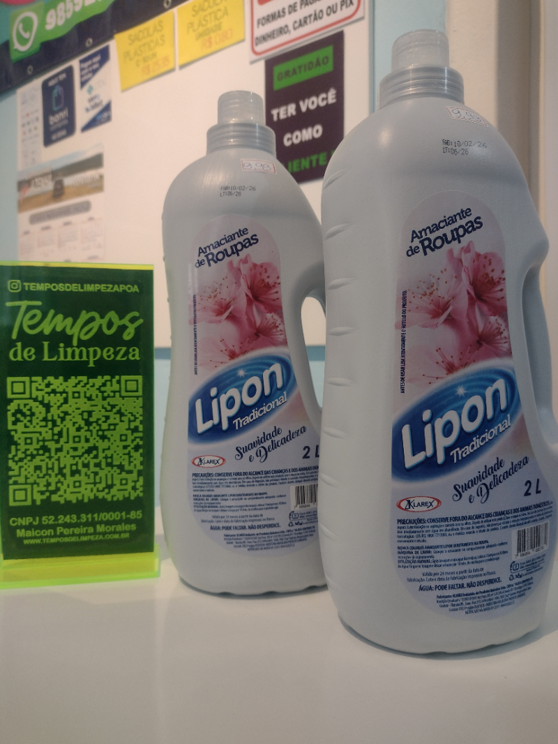 Amaciante de Roupa Lipon 2 Lts