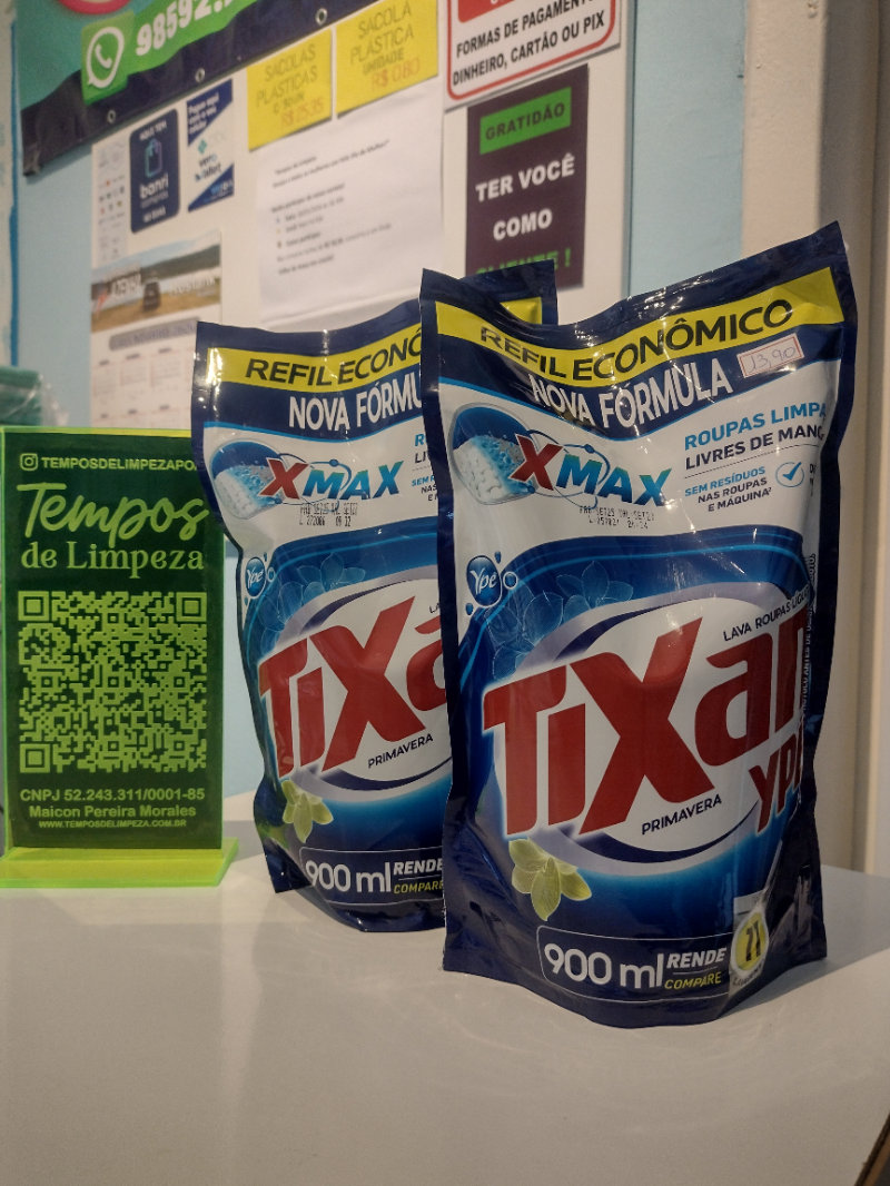 Lava Roupa ?? Tixan Ypê Líquido 900 ml