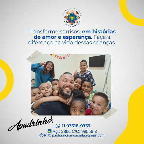 APADRINHAMENTO ORATÓRIO BELÉM