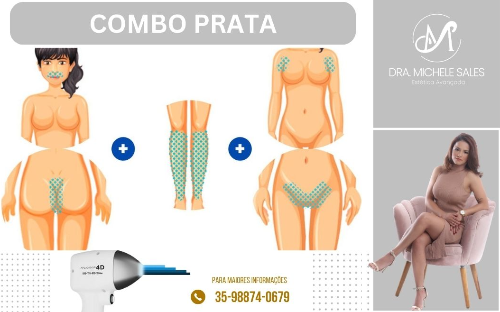Depilação a laser pacote prata