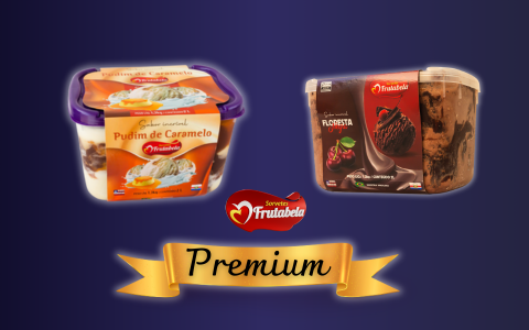 Sorvetes pote de 2 Litros Premium