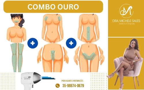 Depilação a laser pacote ouro