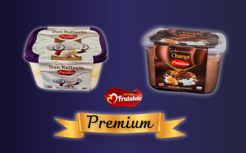 Sorvetes pote de 2 Litros Premium