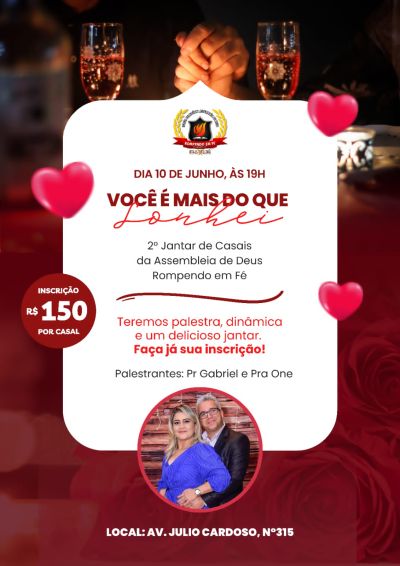 Jantar para Casais ( Você é mais do que Sonhei )