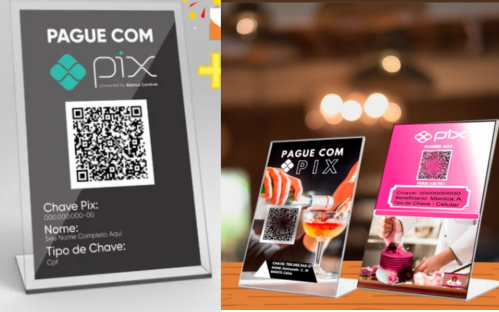 PLaca/Adesivo PIX