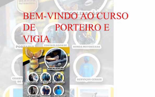 Curso de Porteiro e Controlador de acesso