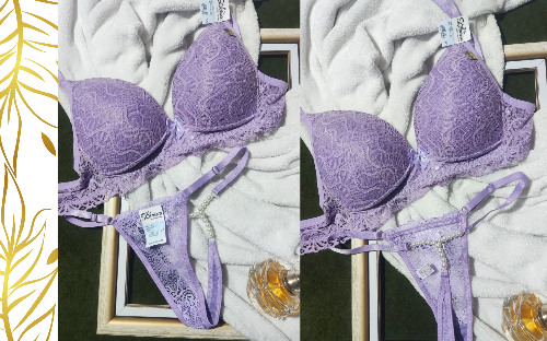 Conjunto calcinha opção perola