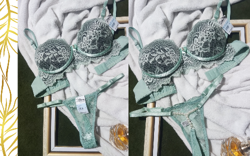 Conjunto calcinha opção perola