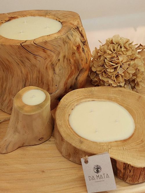 Velas naturais aromáticas
