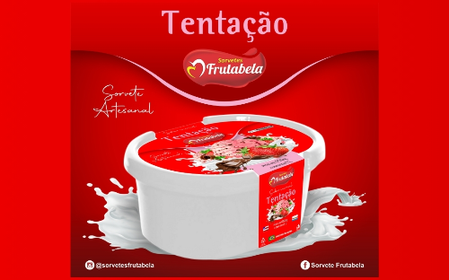 Sorvetes pote de 1 litro