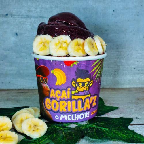 Copo 360ml > Açaí Natural com Banana Picadinha