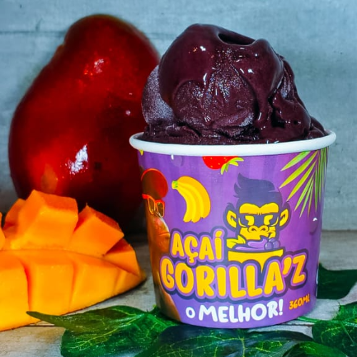 Copo 360ml > Açaí Natural com Manga Picadinha