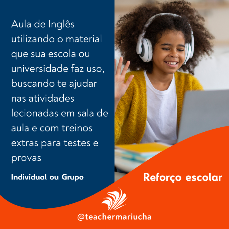 Aula de Inglês - Reforço Escolar