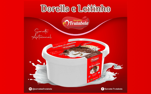 Sorvetes pote de 1 litro