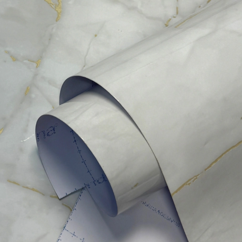 ETHERDECOR - ADESIVO MARMORE CALACATTA GOLD Larg 1,22m GOLD