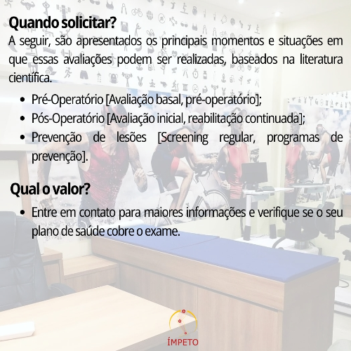 Avaliação em saúde [Do alto rendimento ao não atleta]