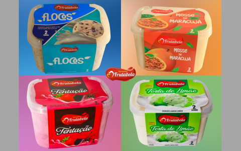 Sorvetes pote de 2 Litros