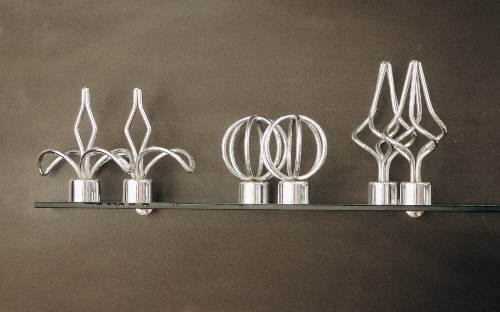 Ponteiras, argolas e varões