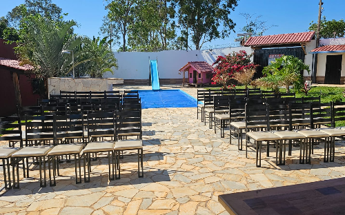 Vista geral da chácara