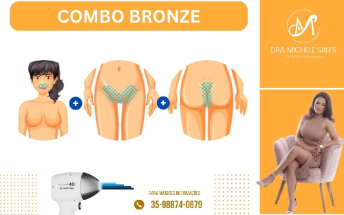 Depilação a laser pacote bronze