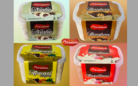 Sorvetes pote de 2 Litros