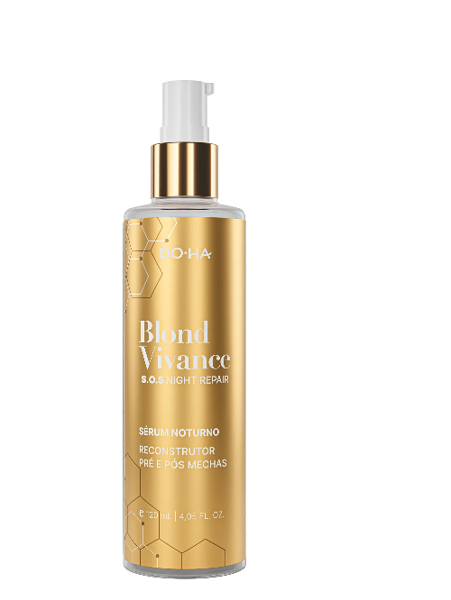 Blond Vivance S.O.S Night Repair Sérum é um tratamento reconstrutor noturno.