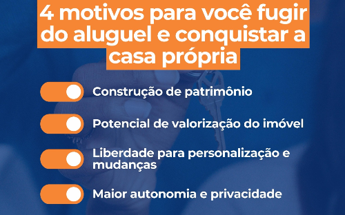 4 motivos para Fugir do aluguel e adquirir sua casa nova !!