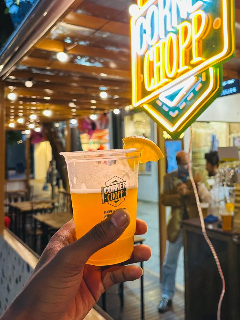 Leve a experiência Corner Chopp para o seu evento.