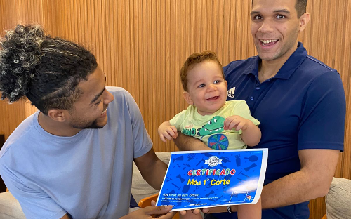 PRIMEIRO CORTE EM GRANDE ESTILO