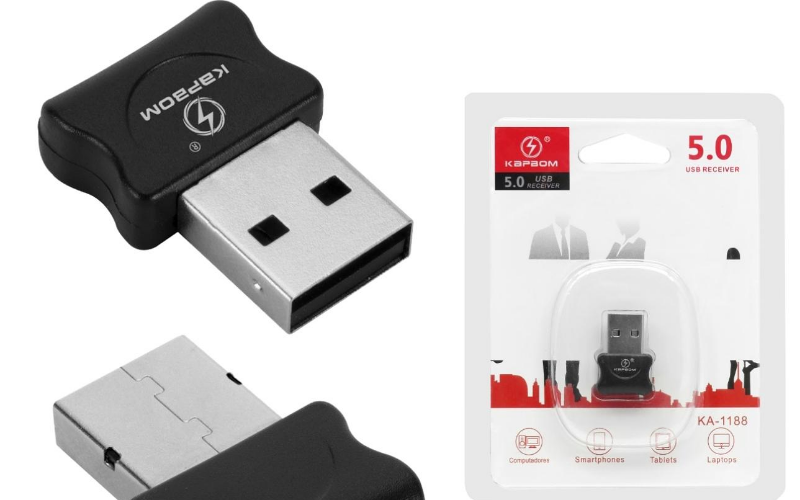 Adaptador Bluetooth Pc Som Usb Pendrive Bluetooth Fone 5.0