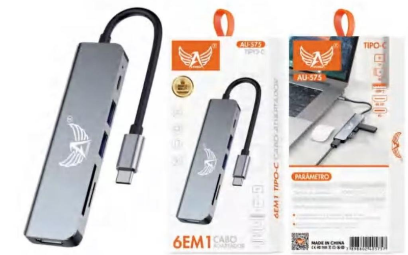 Adaptador Macbook Thunderbolt Hub Usb 3.0 Hdmi 4k Tipo C